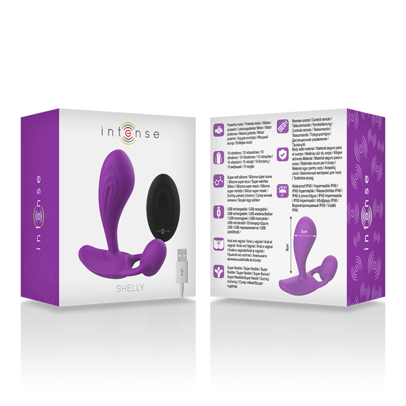 Intense - Shelly Plug Anal Remote Control Purple - Image 5