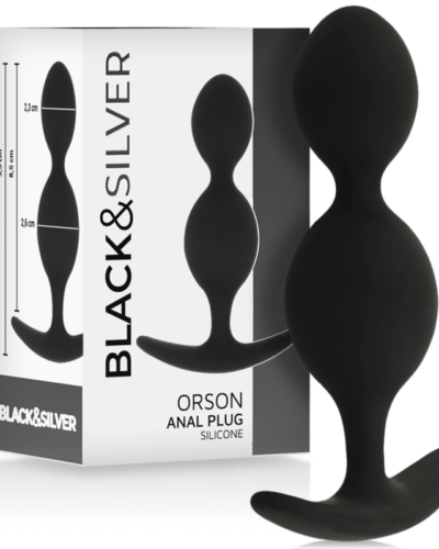 Blacksilver - Orson Plug Silicone 2 Anal Waves 9 cm