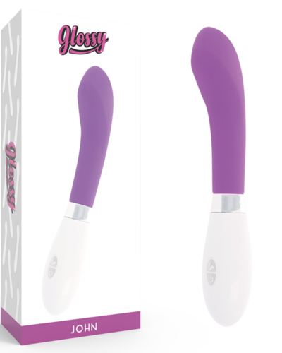 Glossy - John Vibrator Purple