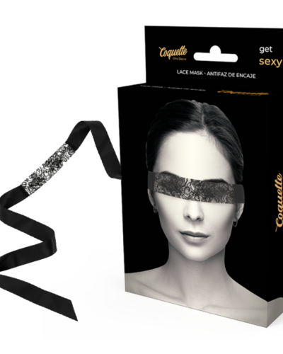 Coquette Chic Desire - Lace Blindfold Black