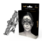 Coquette Chic Desire - Venetian Lace Mask Black