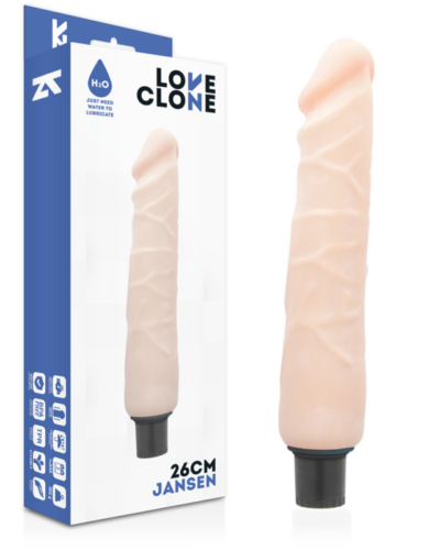 Loveclone - Jansen Self Lubrication Vibrator 26 cm -O- 4.2 cm