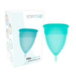 Stercup - Fda Silicone Menstrual Cup Aquamarine - Size L