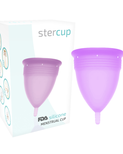 Stercup - Fda Silicone Menstrual Cup Violet - Size L