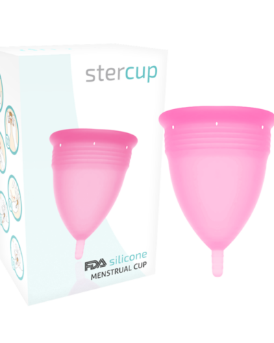 Stercup - Fda Silicone Menstrual Cup Pink - Size L