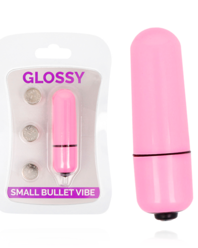 Glossy - Small Bullet Vibe Deep Rose