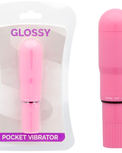 Glossy - Pocket Vibrator Deep Rose