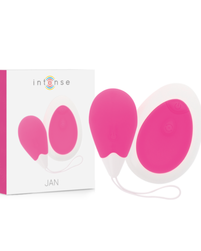 Intense - Jan Egg Vibrator Remote Control Pink