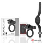 Blacksilver - Agron Remote Control Cockring Watchme