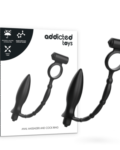 Addicted Toys - Anal Plug With Vibratory Ring