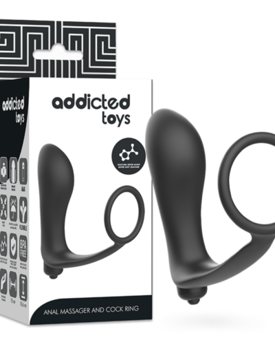 Addicted Toys - Vibratory Anal Plug With Penis Ring