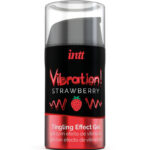 Intt - Powerful Intimate Stimulant Liquid Vibrating Gel Strawberry 15 ml