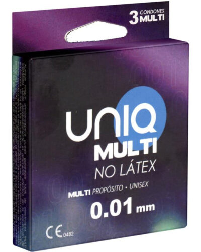 Uniq - Multi Latex Free Condoms 3 Units