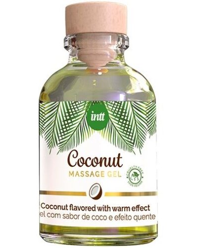 Intt - Vegan Massage Gel With Coconut Flavor And Heating Effect