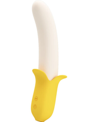 Pretty Love - Banana Geek Super Power 7 Vibrations Updown Silicone Black