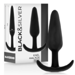 Blacksilver - Kael Silicone Anal Plug With Medium Handle