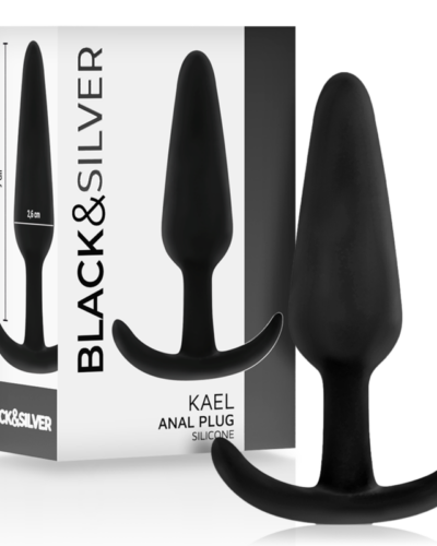 Blacksilver - Kael Silicone Anal Plug With Medium Handle
