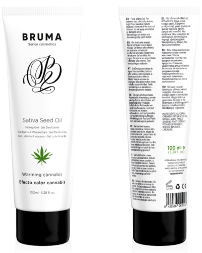 Bruma - Sativa Seed Oil Sliding Gel Warming Cannabis Flavor 100 ml