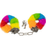 Spencer  Fleetwood - Rainbow Lined Metal Handcuffs