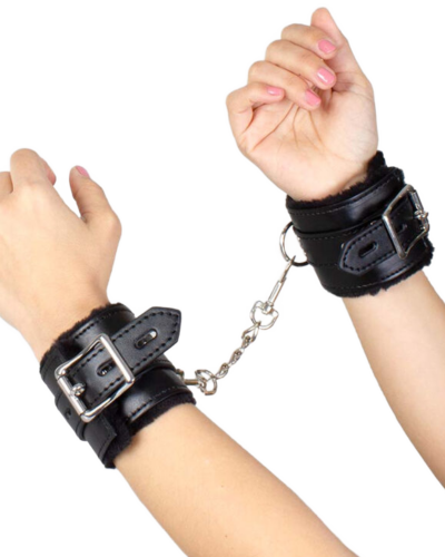 Secretplay - Black Bondage Handcuffs BDSM Collection