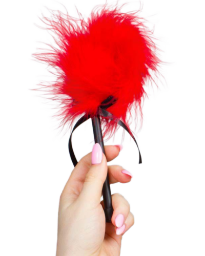 Secretplay - Red Marabou Duster