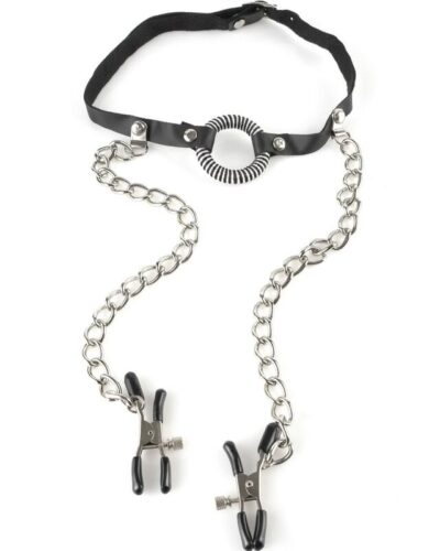 Fetish Fantasy Series - Gag With Nipple Clamps
