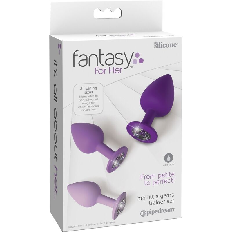 Fantasy For Her - Violet Anal Plug Set - Image 4