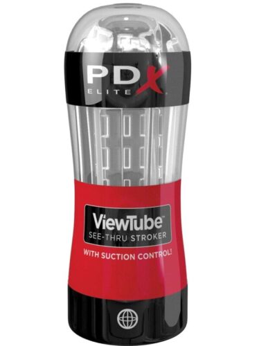 Pdx Elite - Stroker Masturbator Viewtube Control Suction Clear
