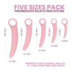 Intimichic - Silicone Dilator 5 Pieces Set