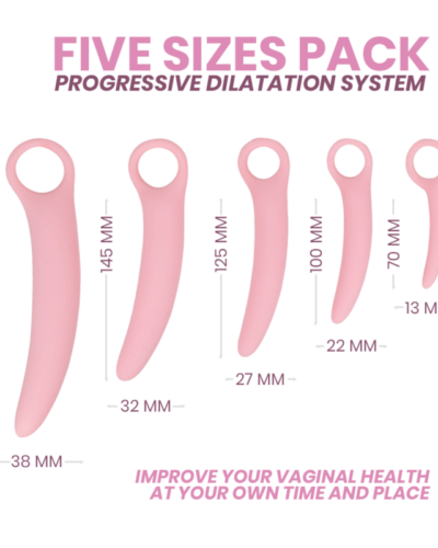 Intimichic - Silicone Dilator 5 Pieces Set