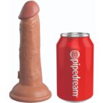 King Cock - Elite Realistic Silicone Dildo 15.2 cm Caramel