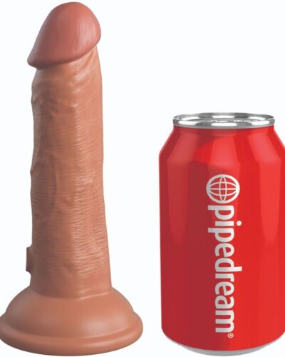 King Cock - Elite Realistic Silicone Dildo 15.2 cm Caramel