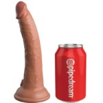 King Cock - Elite Realistic Silicone Dildo 17.8 cm Caramel