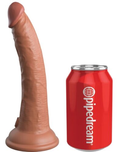 King Cock - Elite Realistic Silicone Dildo 17.8 cm Caramel