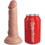 King Cock - Elite Realistic Dildo Vibrating  Silicone 15.2 cm
