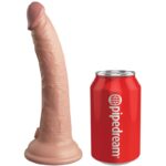 King Cock - Elite Realistic Dildo Vibrator  Silicone Remote Control 17.8 cm