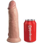 King Cock - Elite Realistic Dildo Vibrating  Silicone 20.3 cm