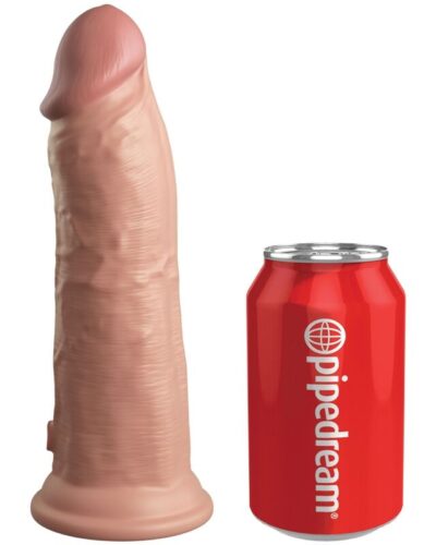 King Cock - Elite Realistic Dildo Vibrating  Silicone 20.3 cm