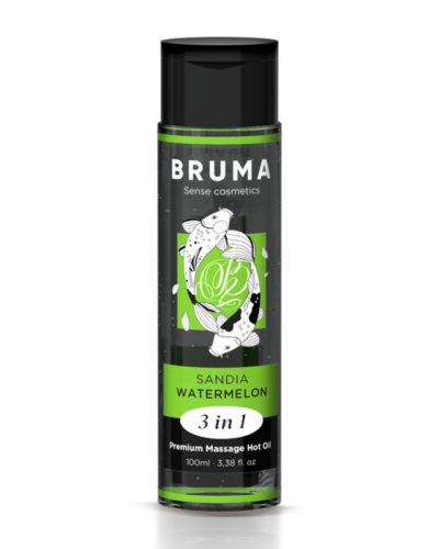 Bruma - Premium Massage Hot Oil Watermelon 3 In 1 - 100 ml
