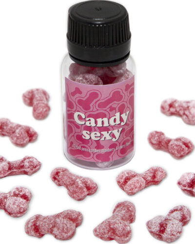 Diablo Picante - Candy Sexy Jar Of 12 Strawberry-Cherry Flavor Gummies