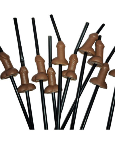 Diablo Picante - Bag Of 10 Natural Big Penis Straws