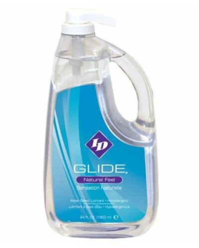 Id Glide - Water Based Lubricant + Hypoallergenic Natural Feel 1900 ml