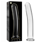 Nebula Series By Ibiza - Model 17 Dildo Borosilicate Glass Clear 18.5 cm -O- 3 cm