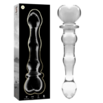 Nebula Series By Ibiza - Model 21 Dildo Borosilicate Glass Clear 20.5 cm -O- 3.5 cm