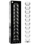 Nebula Series By Ibiza - Model 22 Dildo Borosilicate Glass Clear 21.5 cm -O- 2.5 cm