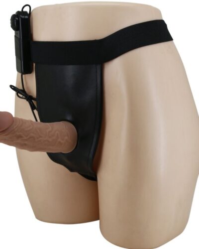 Pretty Love - Harness Briefs With Vibration Dildo Included