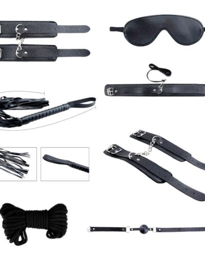 Alive - Secret Desires Kit 7 Pieces BDSM Black