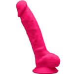 Silexd - Model 1 Realistic Penis Premium Silexpan Silicone Fuchsia 17.5 cm