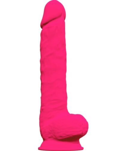 Silexd - Model 1 Realistic Penis Premium Silexpan Silicone Fuchsia 38 cm
