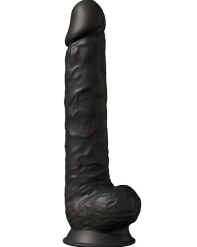 Silexd - Model 1 Realistic Penis Premium Silexpan Silicone Black 38 cm